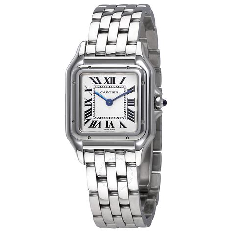 cartier watch pouch|women's silver cartier watch.